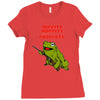 hippity hoppity get off my property Ladies Fitted T-Shirt