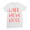 wife boss mom Ladies Fitted T-Shirt