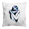 galaxy girl Throw Pillow