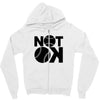not ok baseball Zipper Hoodie