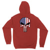 skull u.s.a. back Unisex Hoodie