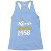 kings are born in 1958 Racerback Tank