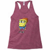 hipster spongebob squarepants Racerback Tank