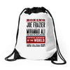 thrilla in manilla Drawstring Bags