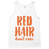 red hair dont care Tank Top