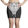 dripping diamond Mini Skirts