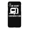 personalised your name caravan club funny gift iPhoneX Case
