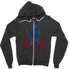 shining jack Zipper Hoodie