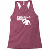 pump gym training bodybuilding workout keepfit weightlifting Racerback Tank