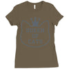 queen of cats Ladies Fitted T-Shirt