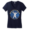 race for a snack Women's V-Neck T-Shirt