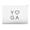 yoga heart Accessory Pouches