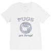 pugs not drugs V-Neck Tee