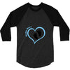 Custom baby boy name maternity design 3/4 Sleeve Shirt