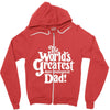 the world's greatest non biological dad Zipper Hoodie