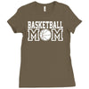 basketball mom Ladies Fitted T-Shirt