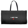 i love you (2) Weekender Totes