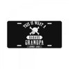 This is What a Badass Grandpa Looks Like License Plate