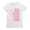 breast cancer Ladies Fitted T-Shirt