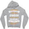 Super Cool Grandson Of A Freaking Awesome Grandma Zipper Hoodie