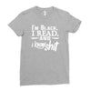 i'm black i read and i know Ladies Fitted T-Shirt