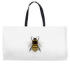 realistic bee Weekender Totes