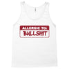 allergic to bullshit Tank Top