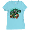 mario smash! Ladies Fitted T-Shirt
