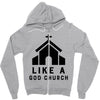 Like A God Church, Zipper Hoodie