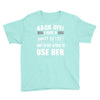 back off i have a crazy mimi and i'm not afraid to user her. Youth Tee