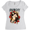 anarchy angel Women's Triblend Scoop T-shirt