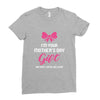 I'm Your Mother's Day Gift Dad Says You're Welcome Baby Girl Ladies Fitted T-Shirt