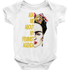 ask me about my feminist agenda frida kahlo Baby Bodysuit