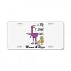 mama &amp; pizza dinasour License Plate