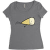 ice cream Women's Triblend Scoop T-shirt