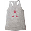 rose sugar skull Racerback Tank