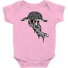 zombie eating brains Baby Onesie