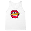 bullet in mouth Tank Top