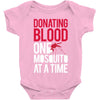 donating blood one mosquito funny Baby Bodysuit