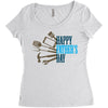 happy father&rsquo;s day Women's Triblend Scoop T-shirt