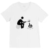 cook marshmallow V-Neck Tee