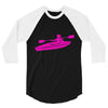 kayak chick 3/4 Sleeve Shirt