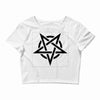 black black castle Crop Top
