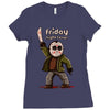 friday night fever Ladies Fitted T-Shirt