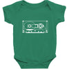 audio cassette 80's 90's party hip hop nostalgia retro Baby Bodysuit
