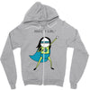 anxiety girl Zipper Hoodie