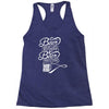 beer doesn't ask silly questions Racerback Tank