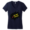 no mo rules Women's V-Neck T-Shirt
