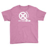 born to cycle forced to work Youth Tee
