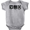 eat sleep science Baby Onesie